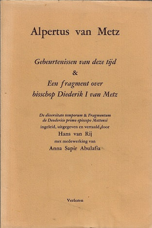 Omslag van Alpertus van Metz door Hans van Rij, tweedehands boek bij Boekhandel Bloks