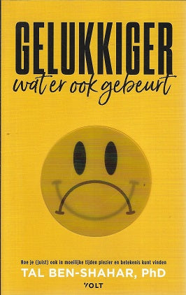 Omslag van Gelukkiger, wat er ook gebeurt, tweedehands boek bij Boekhandel Bloks
