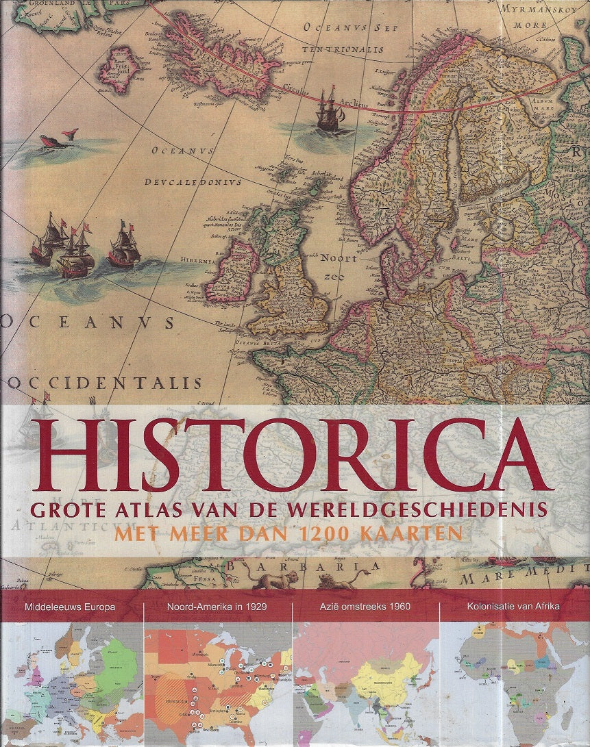 Omslag van Historica - grote atlas van de wereldgeschiedenis, tweedehands boek bij Boekhandel Bloks