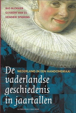 Omslag van De vaderlandse geschiedenis in jaartallen door G. van, tweedehands boek bij Boekhandel Bloks