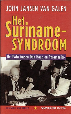 Omslag van Het Suriname-syndroom door Jansen van Galen, tweedehands boek bij Boekhandel Bloks