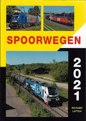Omslag van Spoorwegen 2021, tweedehands boek bij Boekhandel Bloks