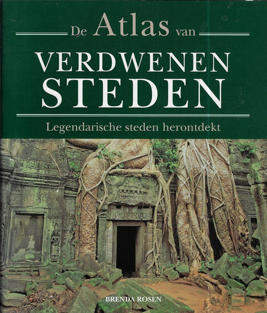 Omslag van De atlas van verdwenen Steden, tweedehands boek bij Boekhandel Bloks