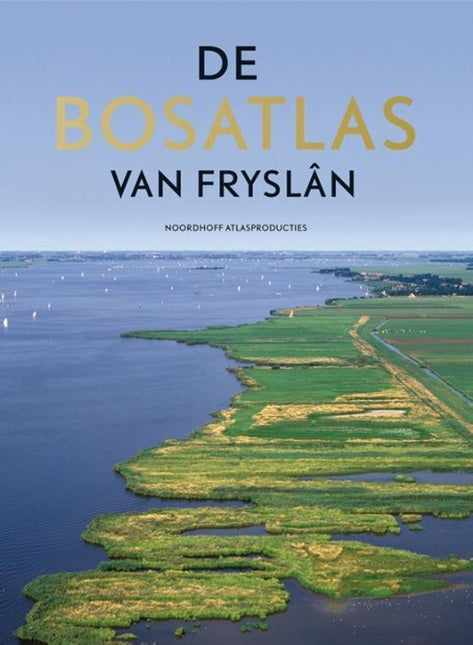 Omslag van De Bosatlas van Fryslân door Noordhoff Atlasproducties, tweedehands boek bij Boekhandel Bloks