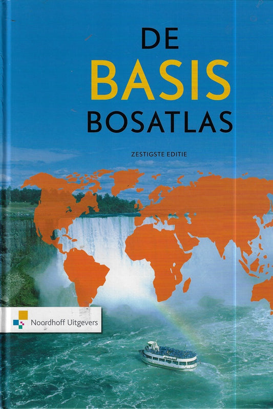 Omslag van De Basis Bosatlas, tweedehands boek bij Boekhandel Bloks