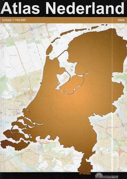 Omslag van Atlas Nederland 2009, tweedehands boek bij Boekhandel Bloks
