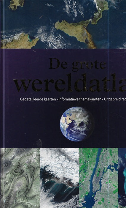 Omslag van De grote wereldatlas, tweedehands boek bij Boekhandel Bloks