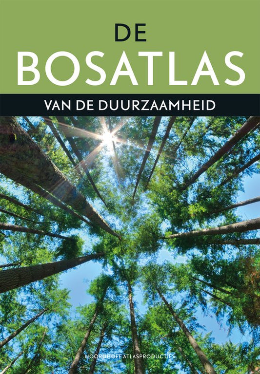 Omslag van De Bosatlas van de duurzaamheid, tweedehands boek bij Boekhandel Bloks