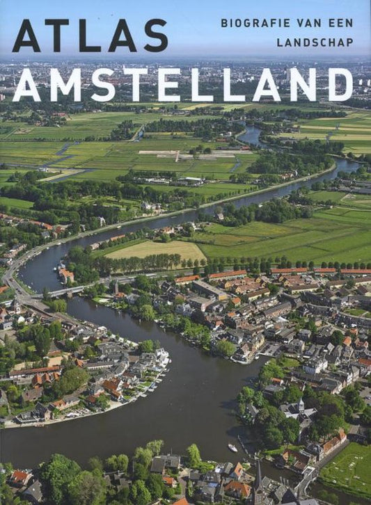 Omslag van Atlas Amstelland door Jaap Evert, tweedehands boek bij Boekhandel Bloks