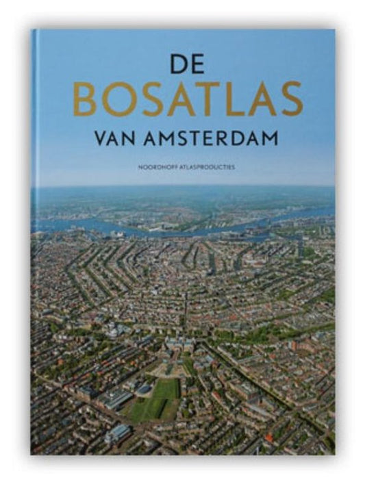 Omslag van De Bosatlas van Amsterdam, tweedehands boek bij Boekhandel Bloks