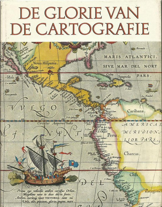 Omslag van Glorie van de cartografie, tweedehands boek bij Boekhandel Bloks