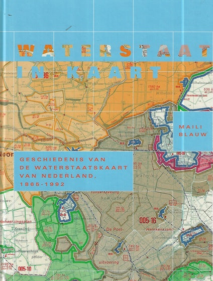 Omslag van Waterstaat in kaart, tweedehands boek bij Boekhandel Bloks