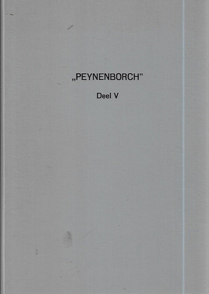 Omslag van Peynenborch V door P.D.M. Pijnenburg, tweedehands boek bij Boekhandel Bloks