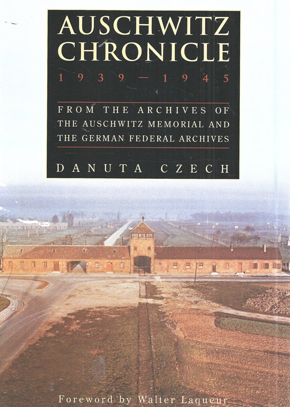Omslag van Auschwitz chronicle, tweedehands boek bij Boekhandel Bloks