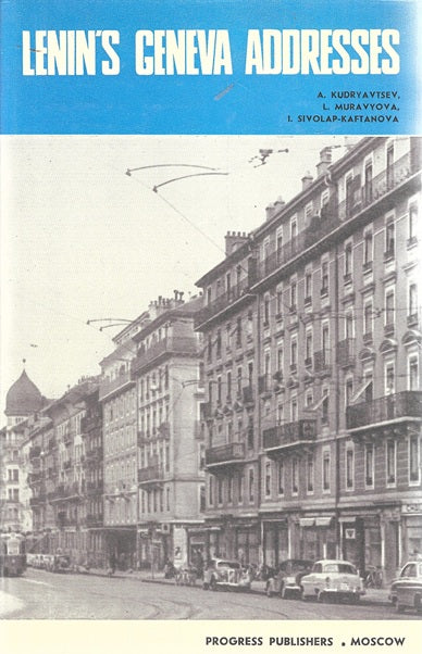 Omslag van Lenin's Geneva addresses, tweedehands boek bij Boekhandel Bloks