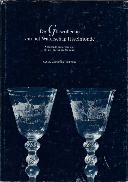 Omslag van De glascollectie van het waterschap IJsselmonde, tweedehands boek bij Boekhandel Bloks