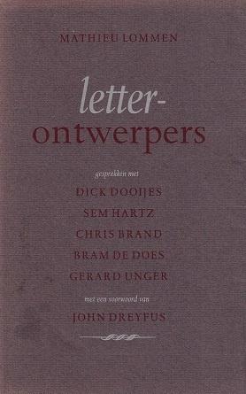 Omslag van Letterontwerpers, tweedehands boek bij Boekhandel Bloks