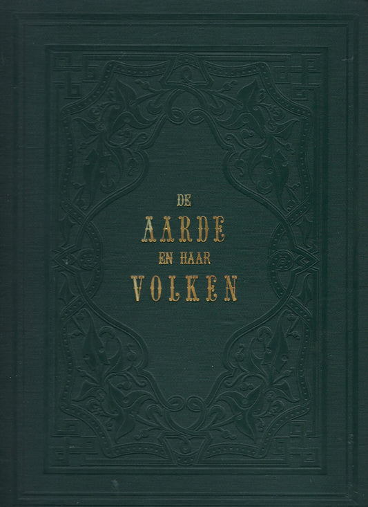 Omslag van De aarde en haar volken 1893, tweedehands boek bij Boekhandel Bloks