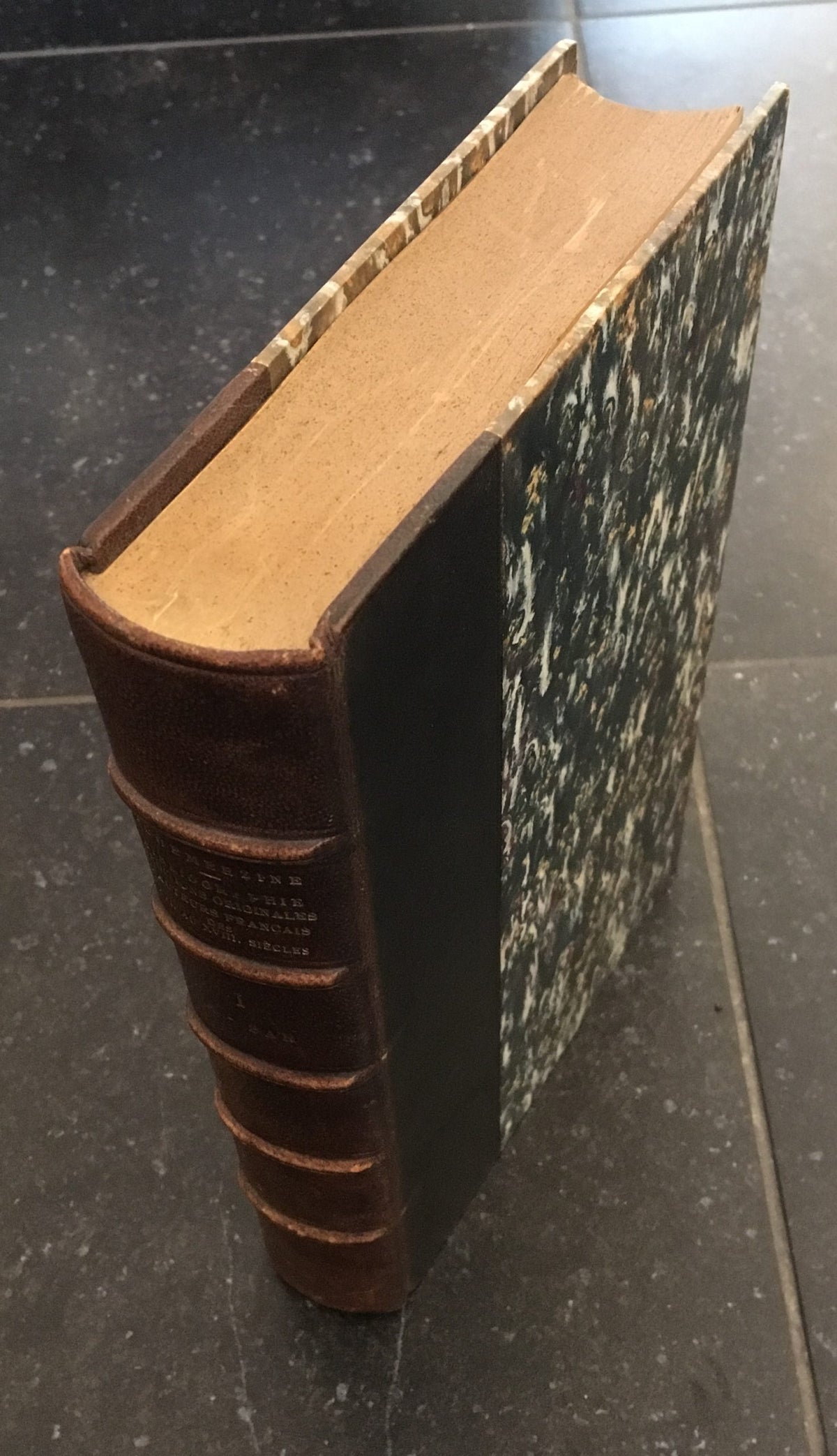 Omslag van Bibliographie d' éditions originales et rares d'auteurs Francais (XV, XVI, XVII et XVIII siècles), tweedehands boek bij Boekhandel Bloks
