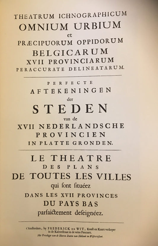 Omslag van Stedenatlas, Book of towns, Livre des plans des villes, tweedehands boek bij Boekhandel Bloks