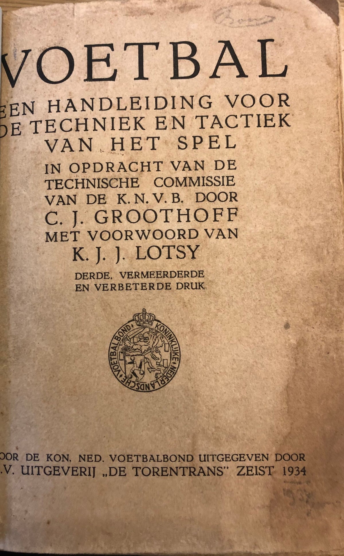 Omslag van Voetbal, tweedehands boek bij Boekhandel Bloks