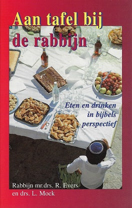 Omslag van Aan tafel bij de Rabbijn, tweedehands boek bij Boekhandel Bloks