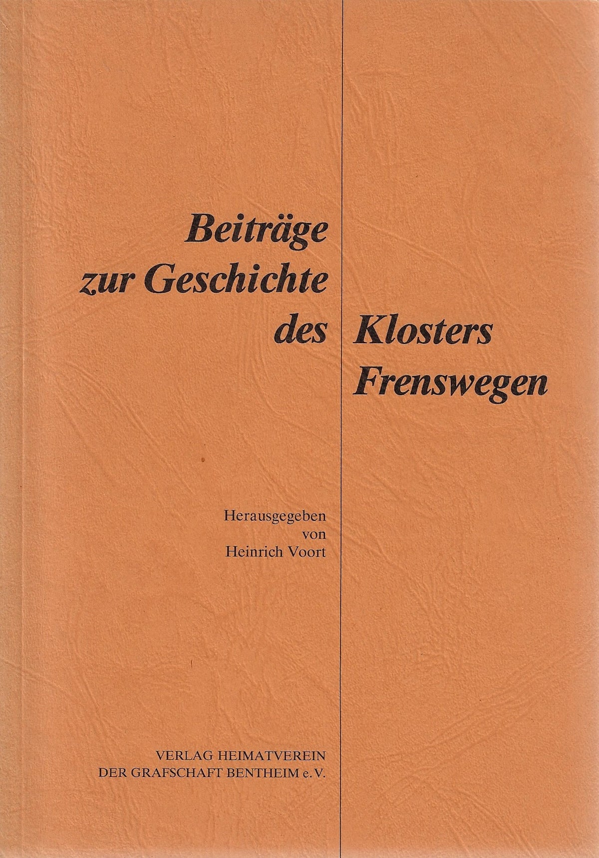 Omslag van Beiträge zur Geschichte des Klosters Frenswegen, tweedehands boek bij Boekhandel Bloks