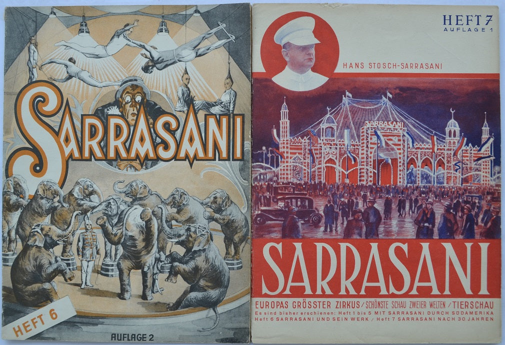 Omslag van Sarrasani Heft 1 t/m 7, tweedehands boek bij Boekhandel Bloks