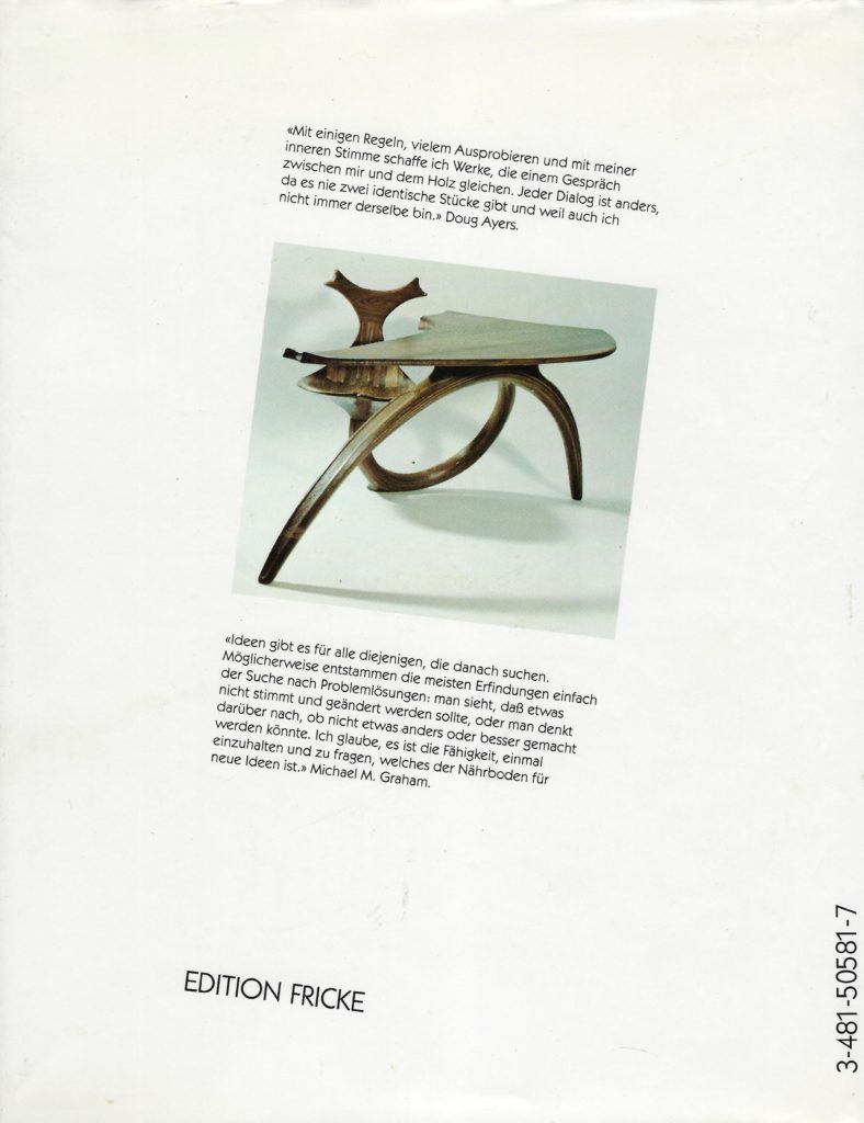 Omslag van Kunst in Holz Dinge, Möbel, Objekte, tweedehands boek bij Boekhandel Bloks