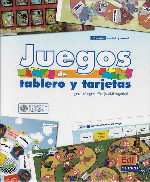 Omslag van Juegos de tablero y terjetas / Games with Flashcards and Boards / Para el aprendizaje del español / For Learning Spanish, tweedehands boek bij Boekhandel Bloks