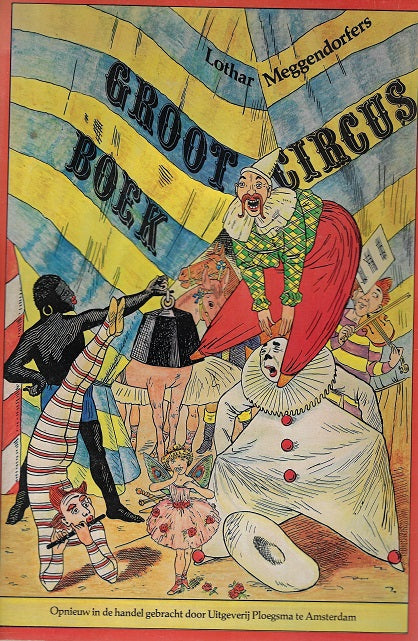 Omslag van Groot circus boek door Lothar Meggendorfers, tweedehands boek bij Boekhandel Bloks