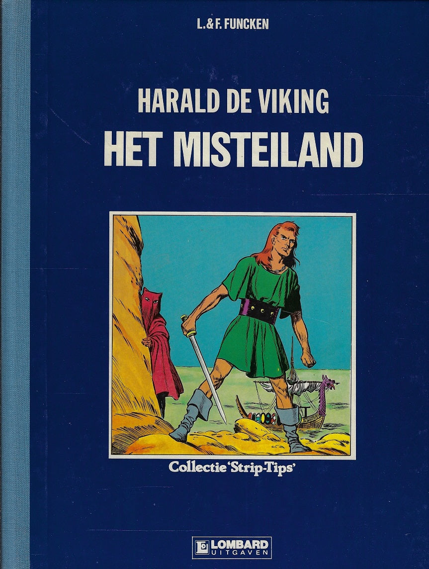 Omslag van Harald de viking het misteiland, tweedehands boek bij Boekhandel Bloks