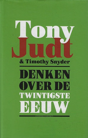 Omslag van Denken over de twintigste eeuw, tweedehands boek bij Boekhandel Bloks