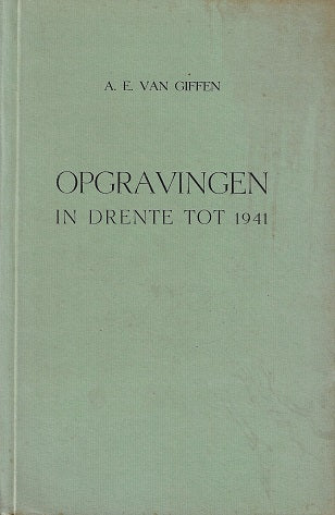 Omslag van Opgravingen in Drenthe tot 1941, tweedehands boek bij Boekhandel Bloks