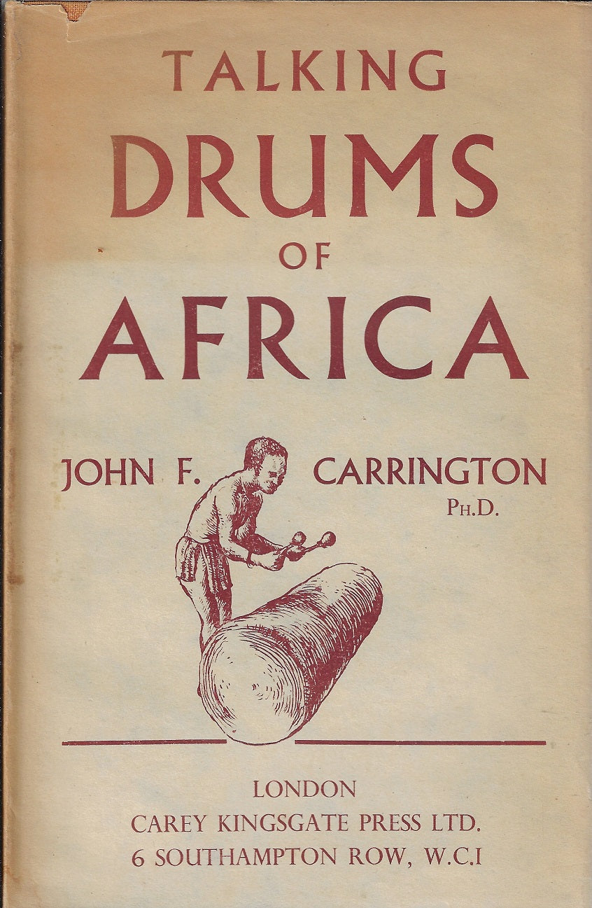 Omslag van Talking drums of Africa, tweedehands boek bij Boekhandel Bloks