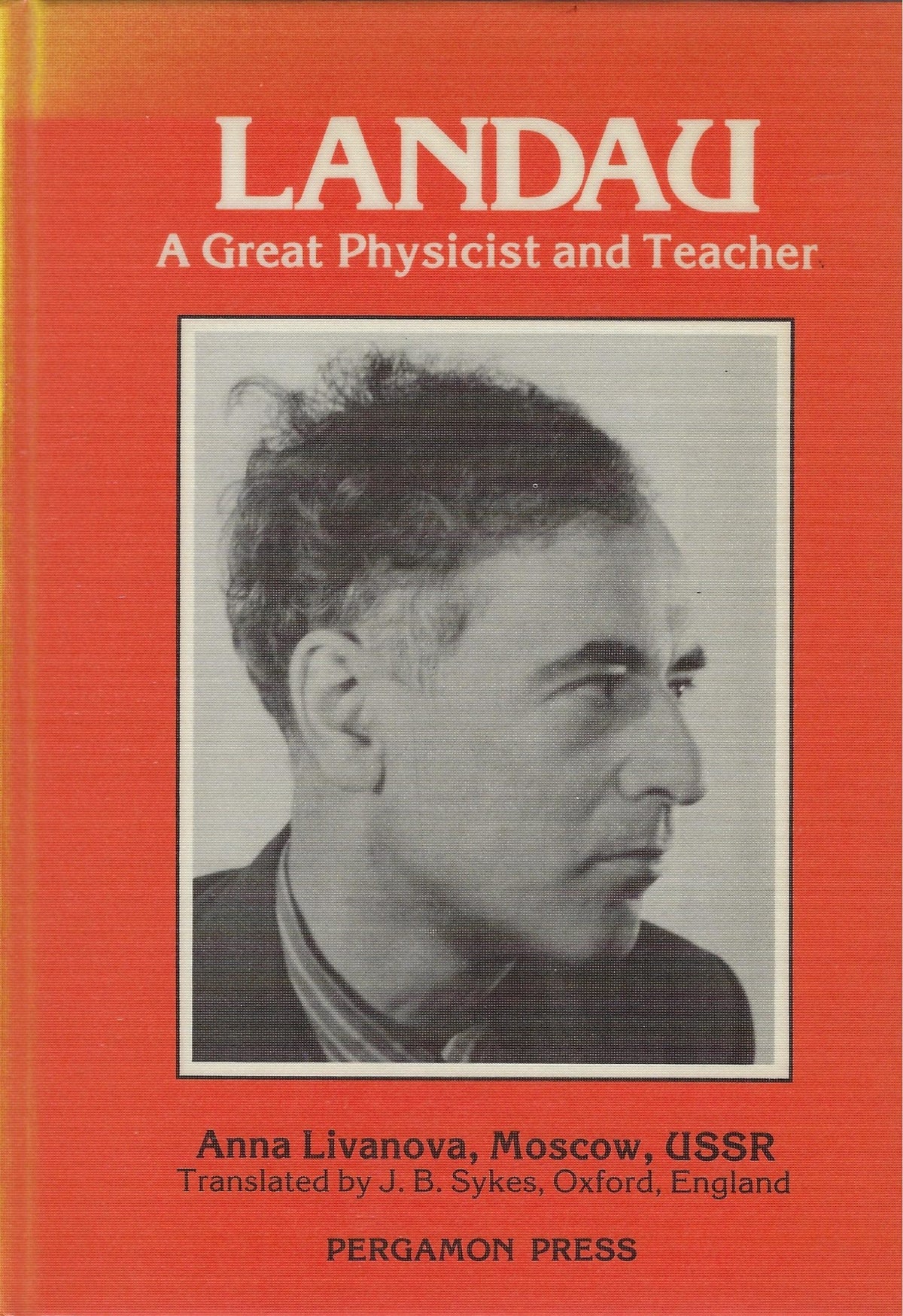 Omslag van Landau a great physicist and teacher., tweedehands boek bij Boekhandel Bloks