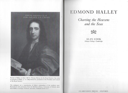 Omslag van Edmond Halley, charting the heavens and the seas, tweedehands boek bij Boekhandel Bloks
