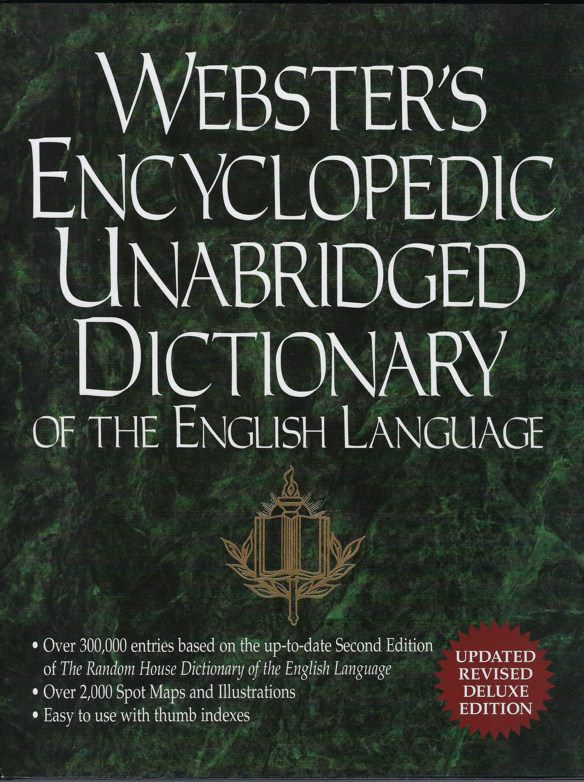 Omslag van Webster's encyclopedic unabridged dictionary of the English language, tweedehands boek bij Boekhandel Bloks