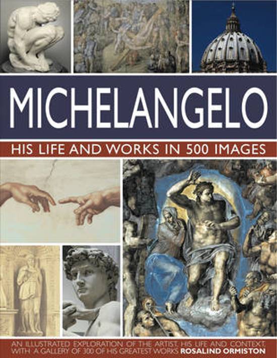 Omslag van Michelangelo / His Life and Works in 500 Images, tweedehands boek bij Boekhandel Bloks