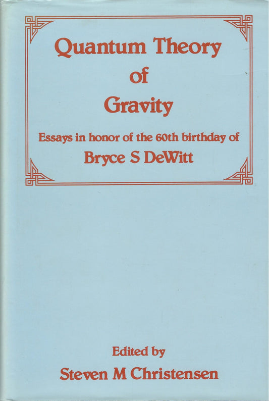 Omslag van Quantum theory of Gravity, tweedehands boek bij Boekhandel Bloks