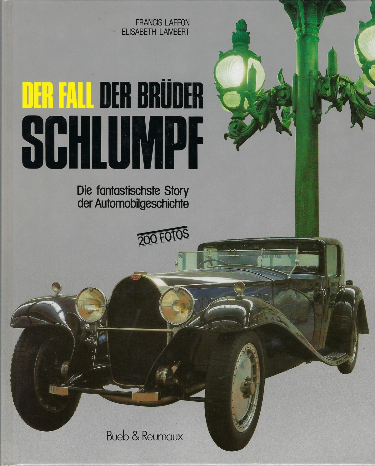 Omslag van Der Fall de Brüder Schlumpf (Bugatti), tweedehands boek bij Boekhandel Bloks