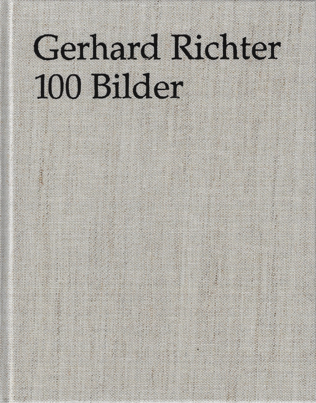 Omslag van Gerhard Richter / 100 Pictures, tweedehands boek bij Boekhandel Bloks