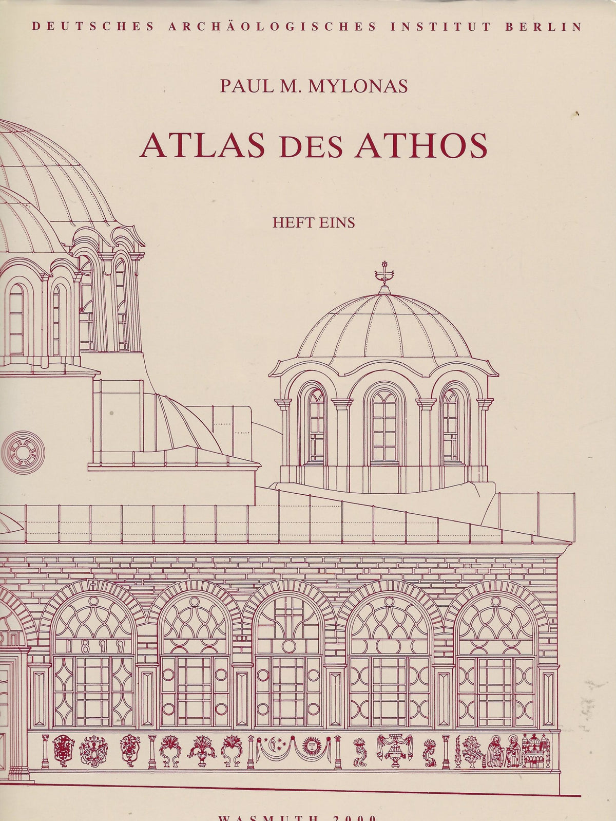 Omslag van Atlas des Athos (2 delen in cassette), tweedehands boek bij Boekhandel Bloks