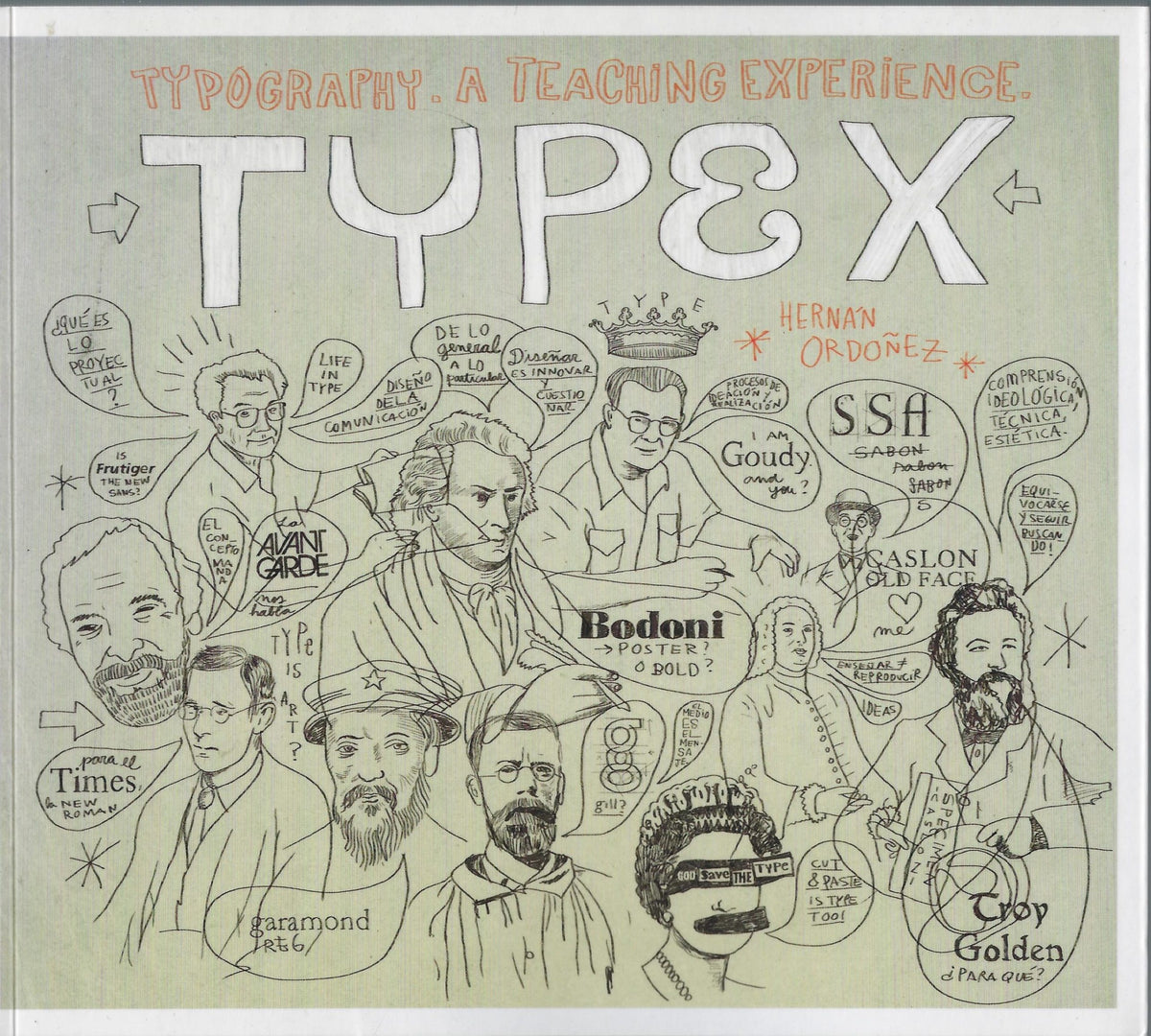 Omslag van Typex / Typography. A teaching experience, tweedehands boek bij Boekhandel Bloks