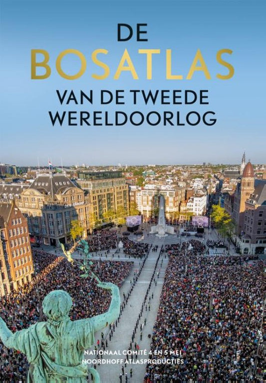 Omslag van De Bosatlas van de Tweede Wereldoorlog, tweedehands boek bij Boekhandel Bloks