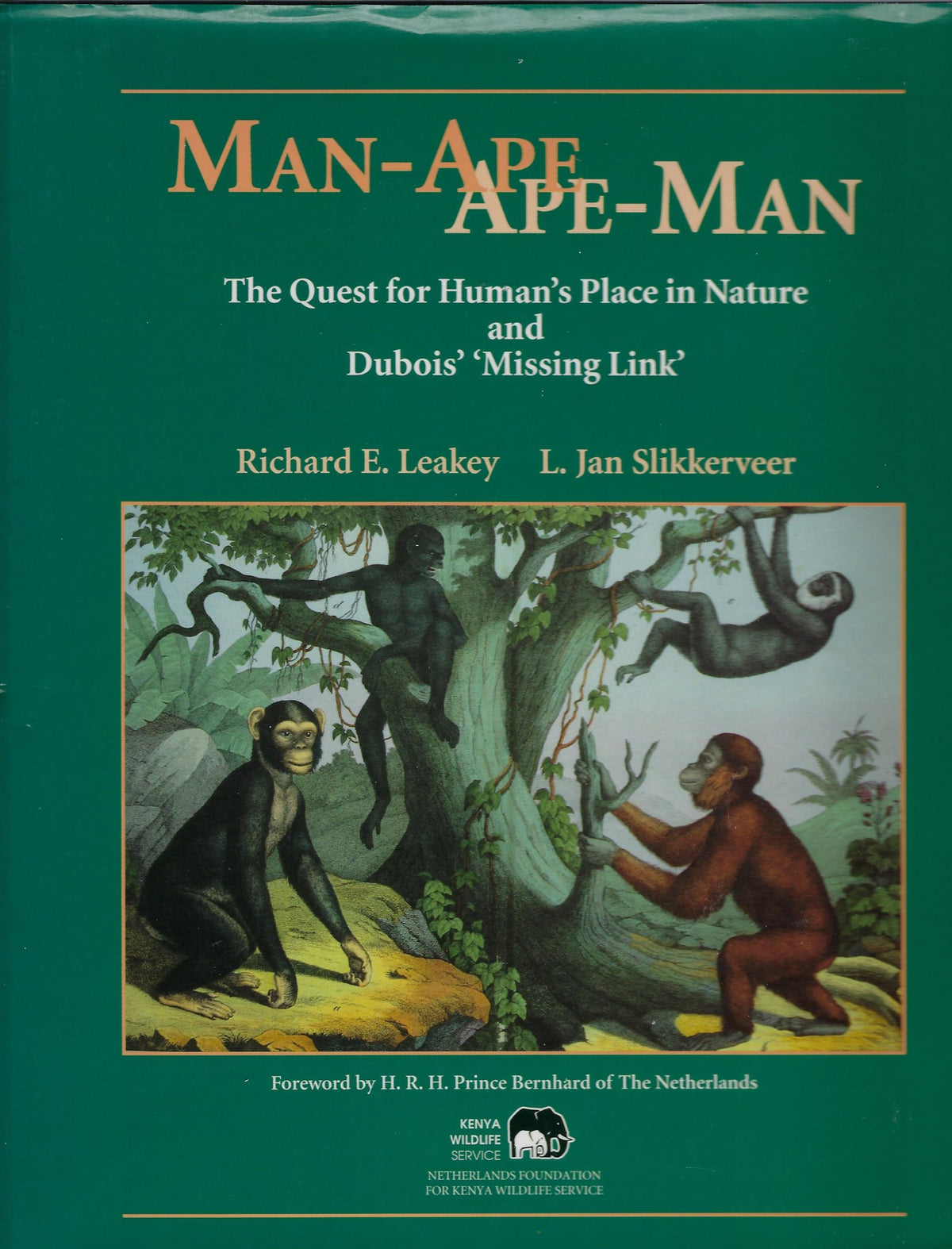 Omslag van Man-ape ape-man, tweedehands boek bij Boekhandel Bloks