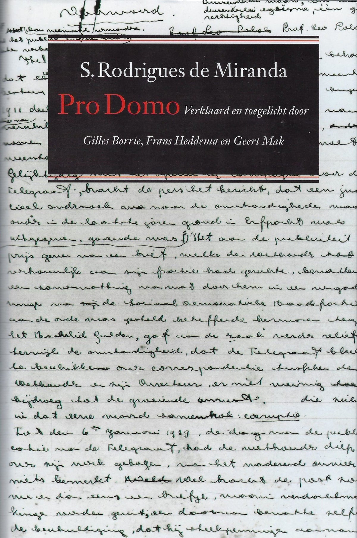 Omslag van Pro Domo, tweedehands boek bij Boekhandel Bloks