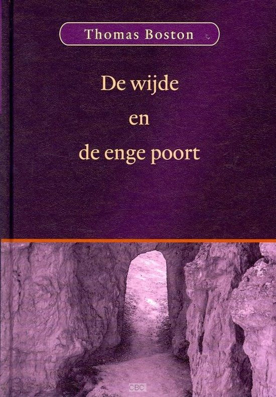Omslag van De wijde en de enge poort, tweedehands boek bij Boekhandel Bloks