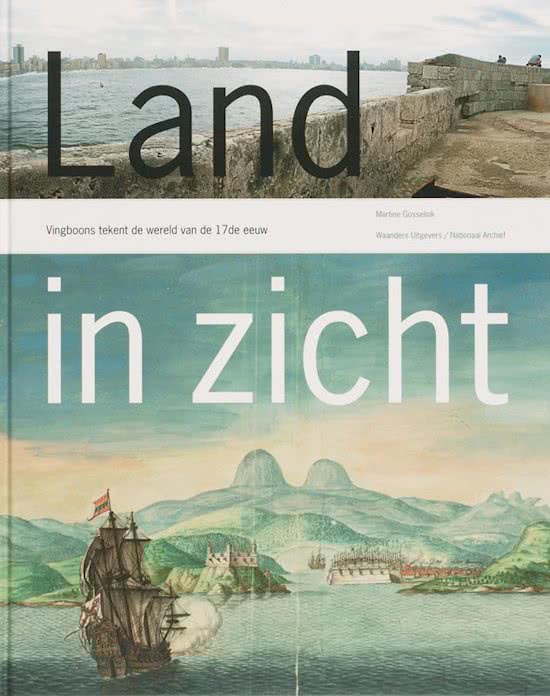Omslag van Land in Zicht / de wereld volgens Vingboons, tweedehands boek bij Boekhandel Bloks