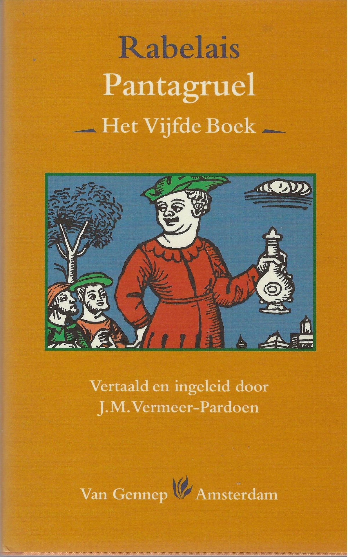 Omslag van Pantagruel, het vijfde boek, tweedehands boek bij Boekhandel Bloks